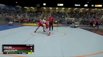 195 lbs Semis & 1st Wrestleback (8 Team) - Joshua Phillips, 6A McMinnville vs Ryan Neil, 6A Oregon City