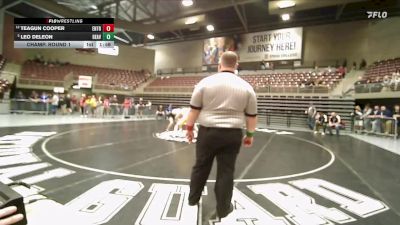 2A 138 lbs Champ. Round 1 - Leo Deleon, Beaver vs Teagun Cooper, Enterprise