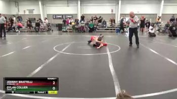 72 lbs Round 1 (4 Team) - Dylan Collier, SMWC vs Johnny Brattelli, Scanlan