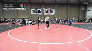 138 lbs Champ. Round 1 - Ryder Reynolds, Pine Creek vs Jaxson Yaple, Carl Junction