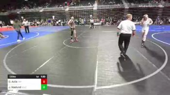 130 lbs Semifinal - Damien Avila, Triple Threat WC vs Jw Naslund, Westend WC