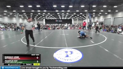 126 lbs Champ. Round 2 - Enrique Uribe, Best Trained Wrestling vs Maximus Hay, Askren Wrestling Academy