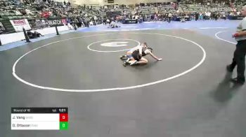 110 lbs Round Of 16 - Jalen Vang, Sheldon vs Dustin Otteson, Tonopah Jr. Wrestling