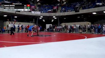 140 lbs Cons. Round 2 - Emily Anaya, Unattached vs Denise Brown, Unattached