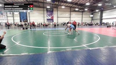 170 lbs Consi Of 32 #1 - Gerardo Corona, RI vs Zachary Blankenship, NC