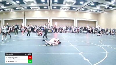 95 lbs Consi Of 4 - Jacob Dominguez, Elite Force WC vs Mavrik Harrell, Lawc