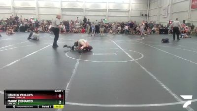 72 lbs Finals (2 Team) - Parker Phillips, Xtreme Team vs Mario Demarco, Lake WC