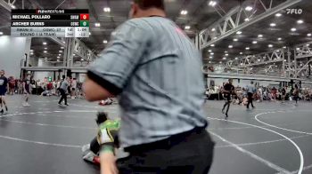 132 lbs Round 1 (4 Team) - Michael Pollaro, Savage WA White vs Archer Burns, Orchard South WC