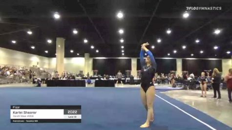 Karlei Shearer - Floor, Zenith West #956 - 2021 USA Gymnastics Development Program National Championships