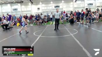 68 lbs Round 5 (6 Team) - Brylan Zerbe, Revolution Elite vs Lilly Holmes, 84 Athletes