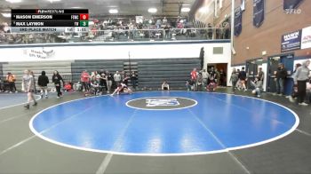 102 lbs 3rd Place Match - Mason Emerson, Fighting Squirrels Wrestling Club vs Max Laymon, TW Wrestling