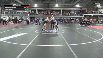285 lbs Champ. Round 1 - Keandre Miles, St. Ambrose University vs Teke Nieto, Augustana (IL)