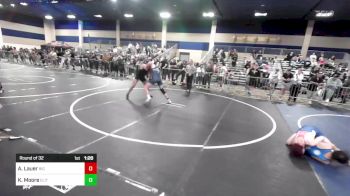 190 lbs Round Of 32 - Axel Lauer, Big Red vs Kaden Moore, Elite Wrestling