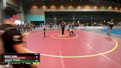 90-96 lbs Round 5 - Brody Webb, Silver State Wrestling Academy vs Benson Tanner, USA Gold