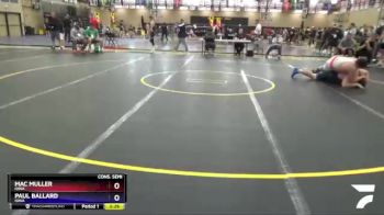 285 lbs Cons. Semi - Mac Muller, Iowa vs Paul Ballard, Iowa