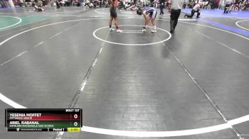 105 lbs Champ. Round 2 - Ariel Rabanal, Kathleen MacDonald High School vs Yesenia Moffet, Pittsburg Senior