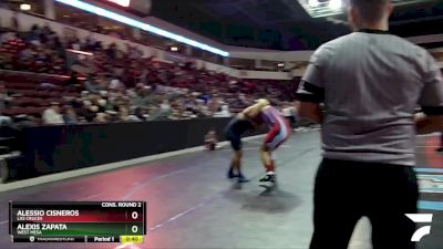 5A 189 lbs Cons. Round 2 - Alessio Cisneros, Las Cruces vs Alexis Zapata, West Mesa