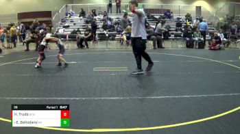 38 lbs 3rd Place Match - Eliana Baltodano, Mat Psychos vs Harley Trudo, Pack Elite