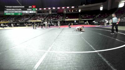 133 lbs Consi Of 8 #2 - Ethan VanNostrand, Apprentice vs Giancarlo Plaza, Menlo College (NCWA)