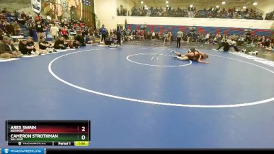 182 lbs Cons. Round 4 - Cameron Strothman, Vallivue vs Ares Swain, Newport