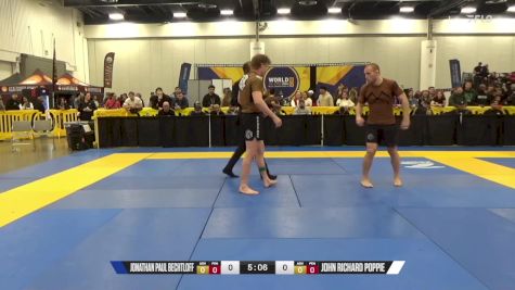 John Richard Poppie vs Jonathan Paul Bechtloff 2024 World IBJJF Jiu-Jitsu No-Gi Championship