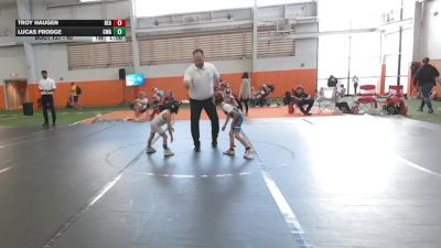 40 lbs Round 5 - Troy Haugen, Beaver vs Lucas Frodge, Contenders Wrestling Academy