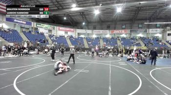 123 lbs Consolation - Emerson Harwood, Rapid City Stevens Raiders vs Jack Jenkins, Matpac Wrestling ND