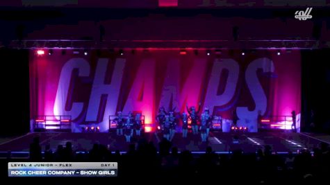 Rock Cheer Company - Show Girls [2025 L4 Junior - Flex Day 1] 2025 CHAMPS Grand Nationals