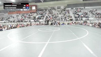 50 Finals kg Champ. Round 3 - Morgan Turner, All I See Is Gold Academy/ Titan Mercury Wrestling Club vs Sage Mortimer, Titan Mercury Wrestling Club (TMWC)