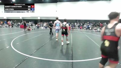 215 lbs Garett Kawczynski, Wisconsin Red vs Liam O'Neil, Team Michigan - Blue