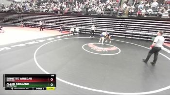 5A 140 lbs Quarterfinal - Alexis Kirkland, Bonneville vs Brinette Winegar, Wasatch