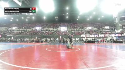 70 lbs Champ. Round 2 - Matthew Young, Team Champs vs Weston Nelson, CODY WRESTLING CLUB