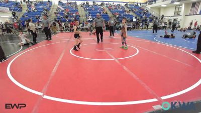 70 lbs Final - Jaxsen Woolman, Vinita Kids Wrestling vs Sawyer Simpson, Salina Wrestling Club