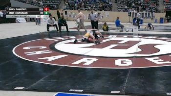 157 lbs Cons. Round 4 - Riley Sanford, Spencer County vs Jake Holtgrave, St. Xavier