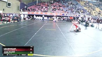 174 lbs Semis & 3rd Wb (16 Team) - Leo Draveling, Wisconsin-La Crosse vs Zane Mulder, Wartburg