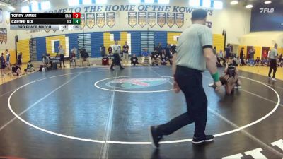 138 lbs 3rd Place Match - Torry James, Oakleaf vs Carter Nix, Zephyrhills Christian