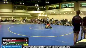 106 lbs Round 5 (8 Team) - Greyson Clemens, Ohio Titan Gold vs Rowdy Neighbor, Iowa Gold