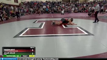 S-18 lbs Round 1 - Mason Hoyt, Krakow Wrestling Club vs Kyler Sallis, IAWC