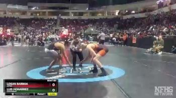 4A 172 lbs Champ. Round 1 - Luis Monarrez, Chaparral vs Logan Barboa, Aztec