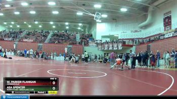 126 lbs Quarterfinal - Asa Spencer, North Posey Wrestling Club vs W. Parker Flanigan, Connersville