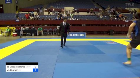 Brandon Cresente Ramos vs Jeff J Larsen 2024 Pan IBJJF Jiu-Jitsu No-Gi Championship