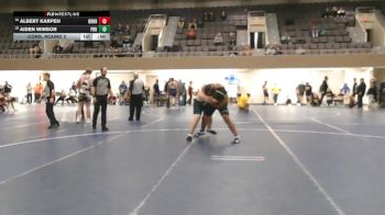 285 Championship Bracket Cons. Round 2 - Albert Karpeh, Brainerd vs Aiden Winsor, Park