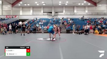 193 lbs Champ. Round 1 - Noah Weaver, Rossville vs Chris Crank, Pendleton Heights