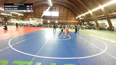 107A lbs Final - Elizabeth Bailey, Journeymen/shenendehowa vs Rubi De La Cruz, Copiague Wrestling Club