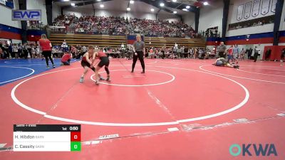 75 lbs Semifinal - Henry Hibdon, Barnsdall Youth Wrestling vs Creek Cassity, Barnsdall Youth Wrestling