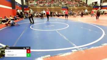 76 lbs Consi Of 8 #1 - Braden Abel, Grove Takedown Club vs Landon Replogle, Keystone Wrestling Club