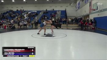160 lbs Semifinal - Cassandra Freundlich, University Nevada Las Vegas vs Vida Beckel, Cerritos College