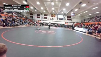 140 lbs Quarterfinal - Paula Pena Lopez, Cody vs Brueklyn Truempler, Shoshoni