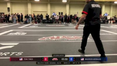 Toni Tineo vs Madison Morale 2025 ADCC Charlotte Open