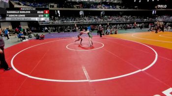 6A 107 lbs 5th Place Match - Ashlyn Lewis, Northwest Eaton vs Dannielle Sizelove, Conroe The Woodlands